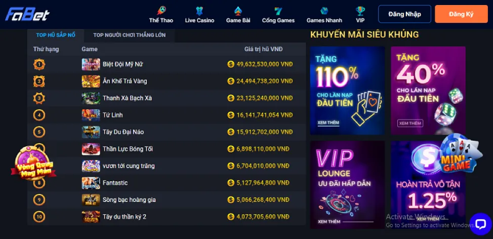 Tính năng bảo mật của win3333 win